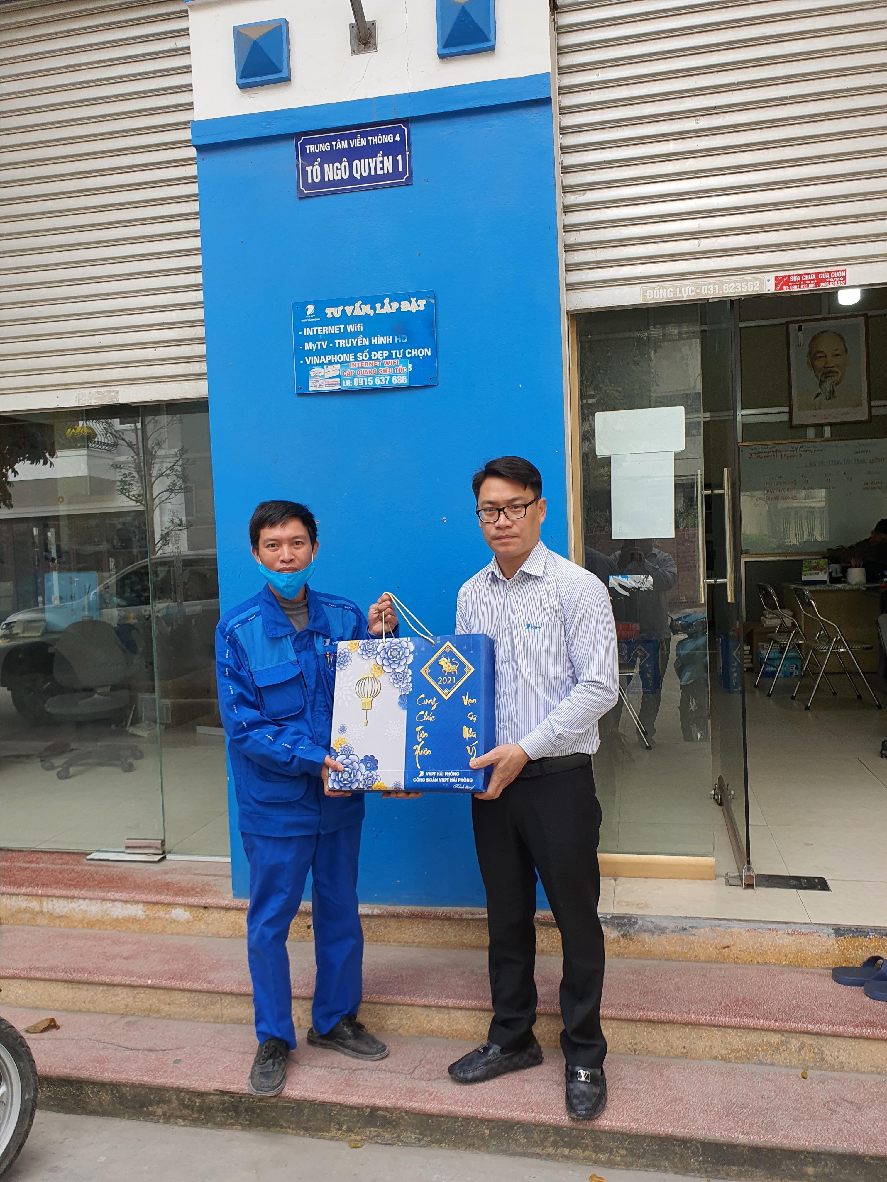 Công đoàn VNPT Hải Phòng đồng hành cùng người lao động đón Tết Tân Sửu Công đoàn VNPT Hải Phòng đồng hành cùng người lao động đón Tết Tân Sửu